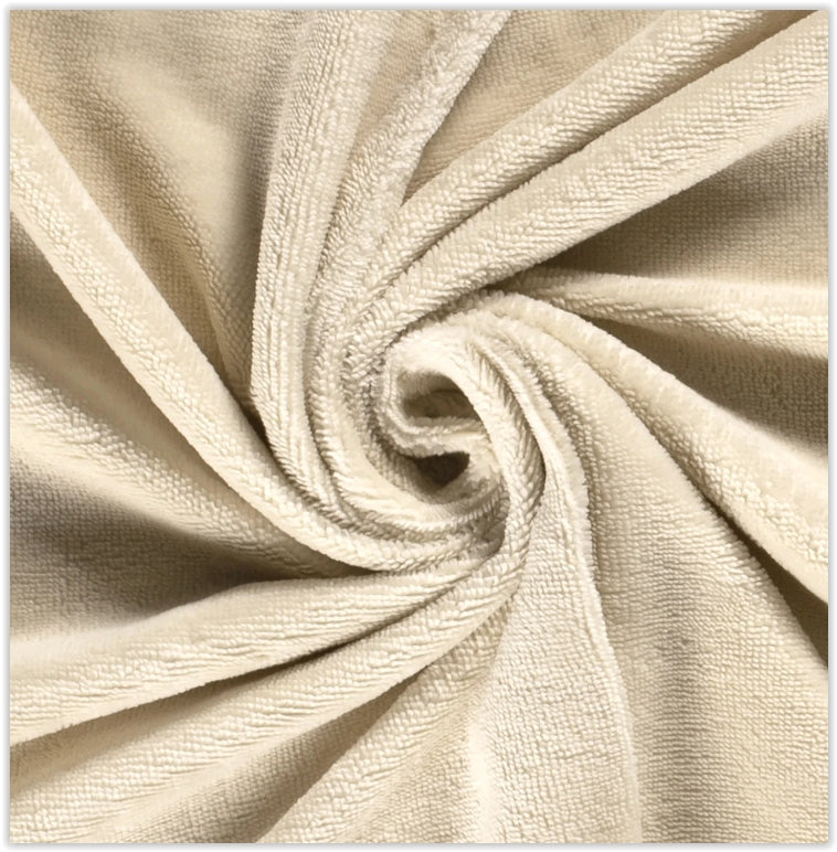 Acheter 052-beige Tissu éponge bambou * A partir de 50 cm