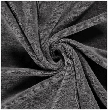 Acheter 068-gris-fonce Tissu éponge bambou * A partir de 50 cm