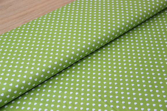 Coton imprimé coeurs * A partir de 50cm