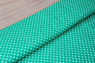 Kaufen 025-grun Baumwolldruck Herzen * Ab 50cm