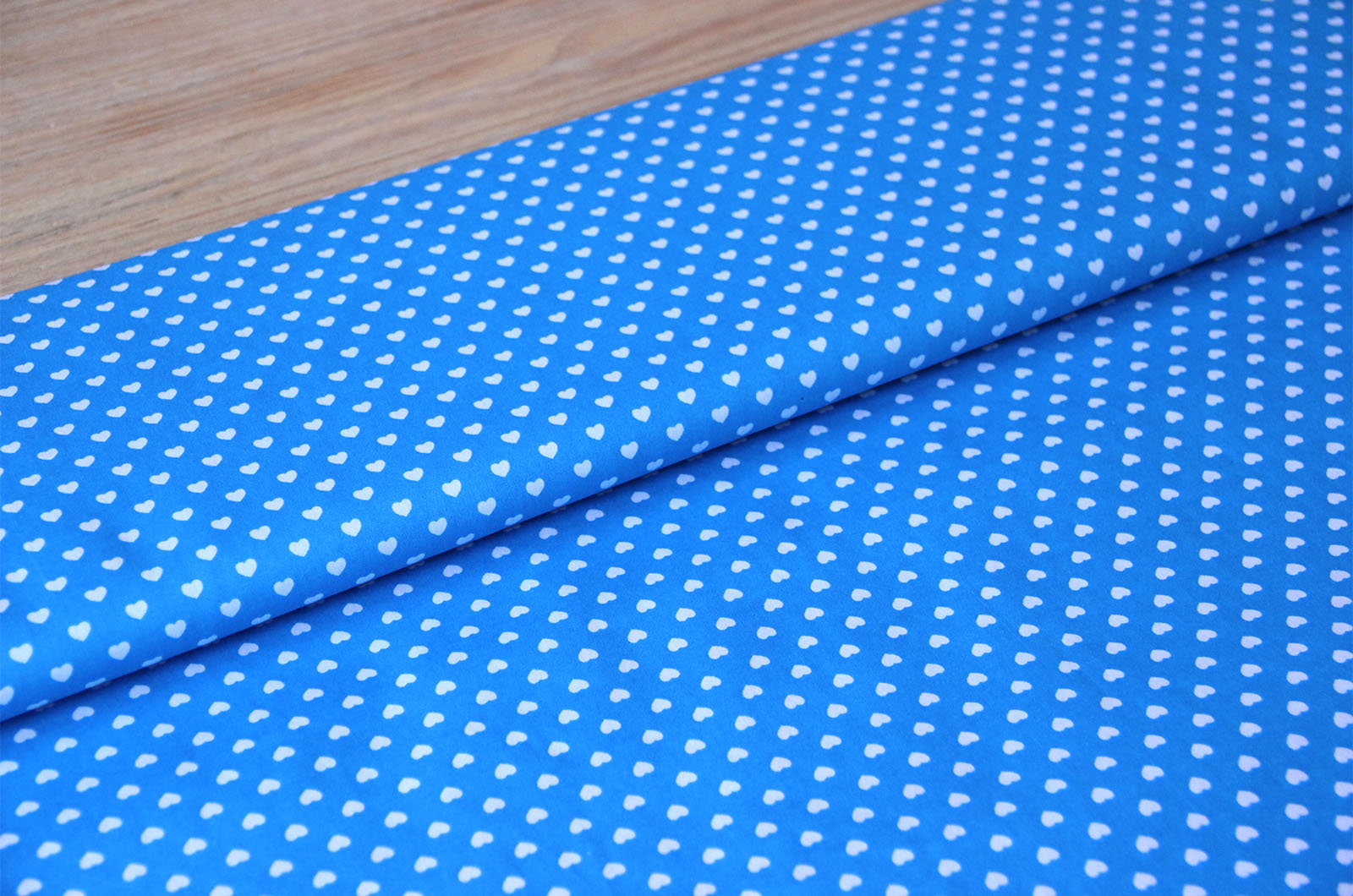 Acheter 004-turquoise Coton imprimé coeurs * A partir de 50cm