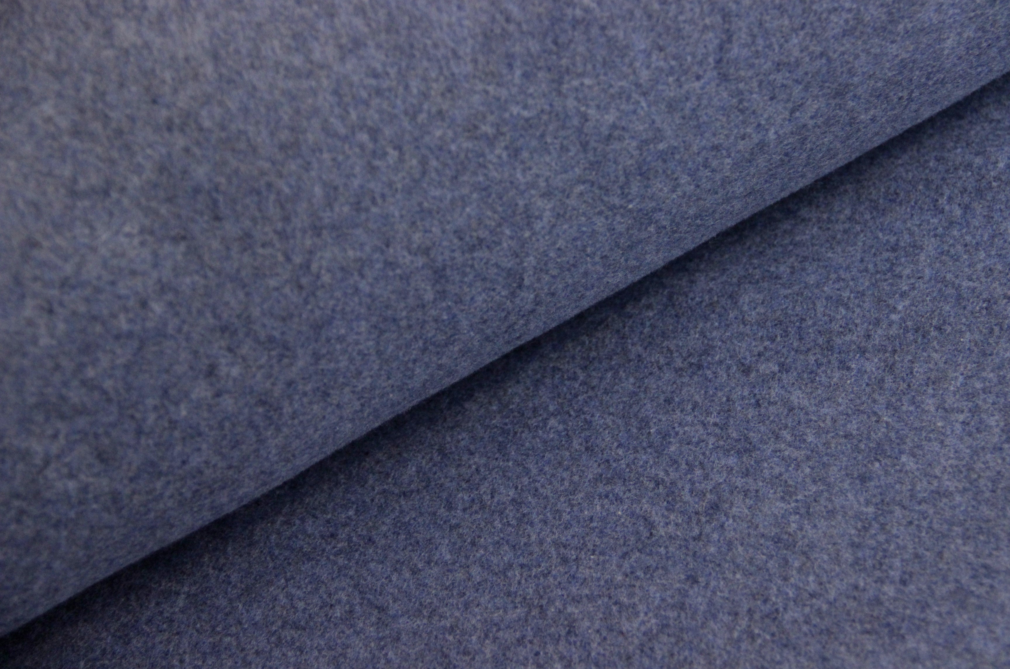 Buy 006-jeans-mottled Organic cotton fleece *From 50 cm