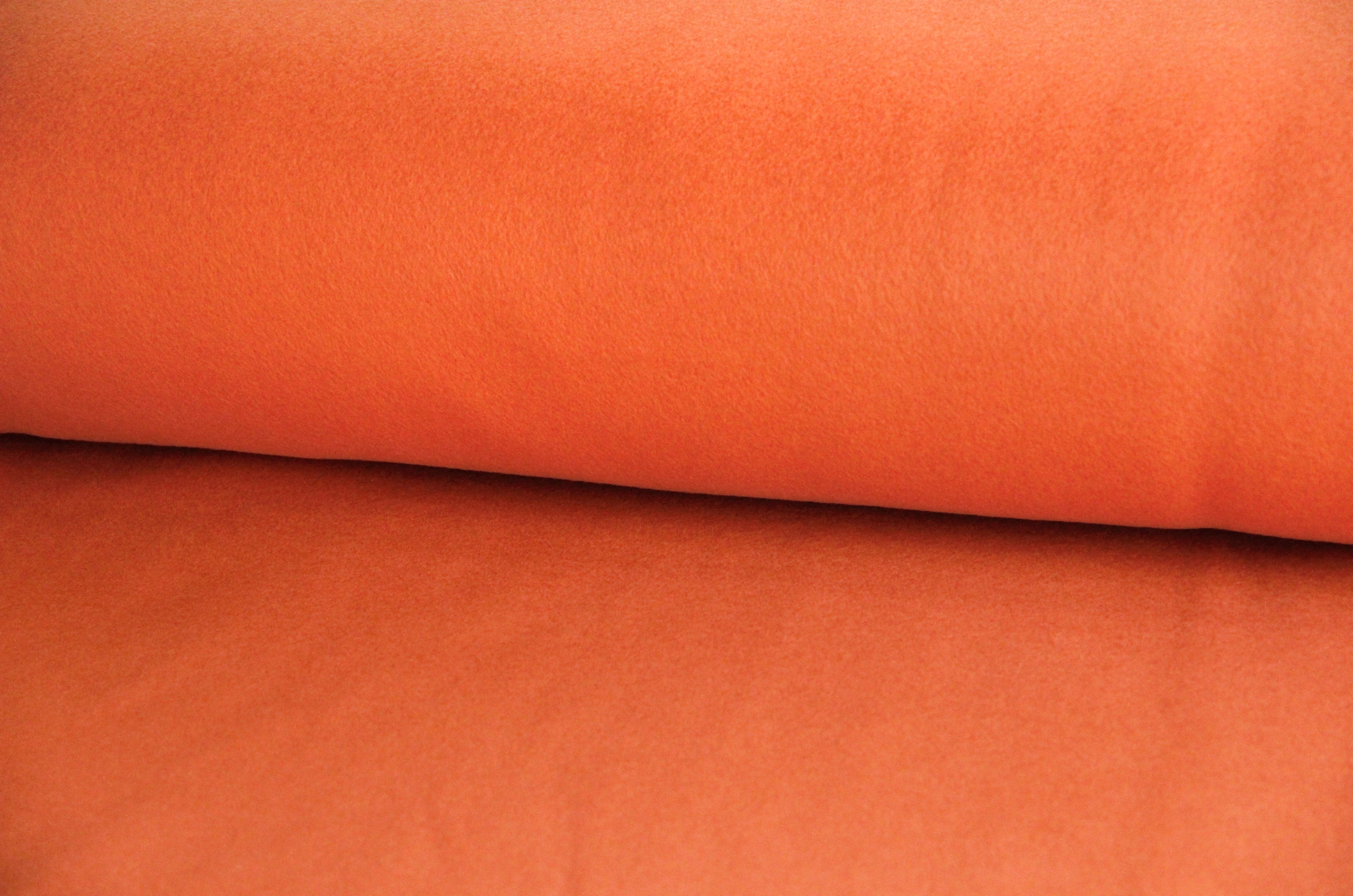 Buy 036-orange Organic cotton fleece *From 50 cm