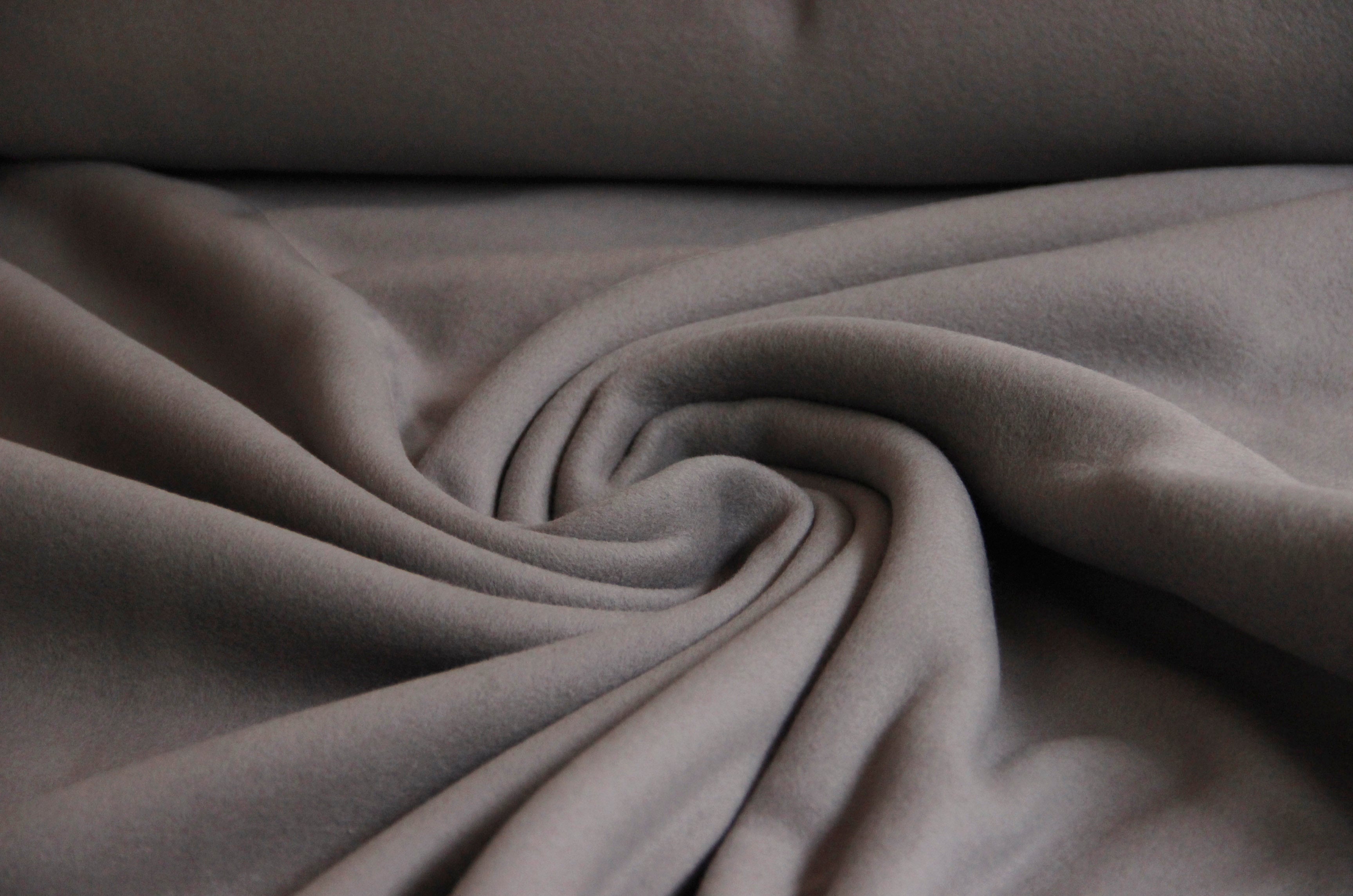 Buy 099-gray Organic cotton fleece *From 50 cm