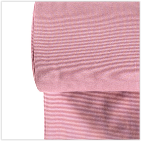 Kaufen 014-rosa-altrosa Ringelbündchen ca. 1,5 mm *Ab 25 cm