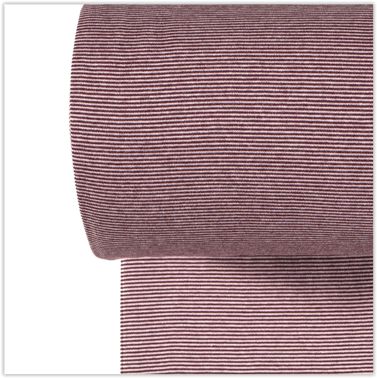 Kaufen 018-bordeaux-rosa Ringelbündchen ca. 1,5 mm *Ab 25 cm