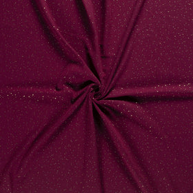 Kaufen 018-weinrot Musselin Goldpunkte *Ab 25 cm