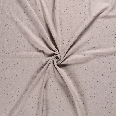 Acheter 052-naturel Mousseline pois dorés - 20 coloris *A partir de 25 cm
