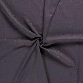 Kaufen 068-anthrazit Musselin Goldpunkte *Ab 25 cm