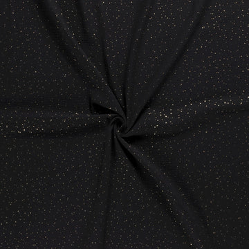 Kaufen 069-schwarz Musselin Goldpunkte *Ab 25 cm