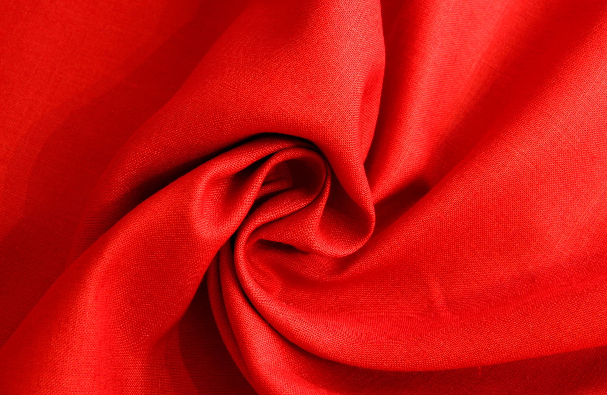 Buy 1351-red Linen plain * From 50 cm