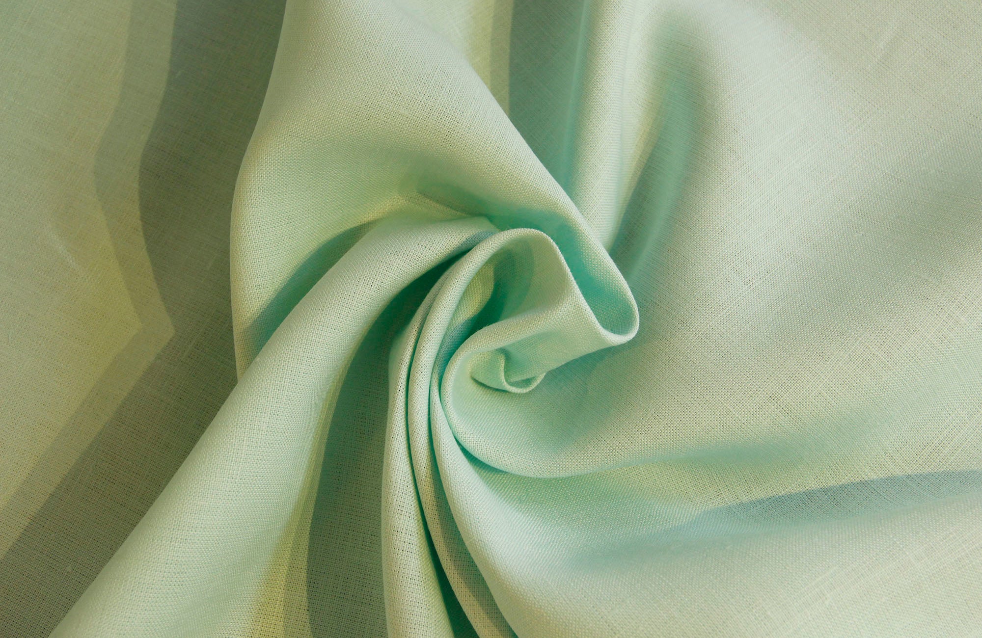 Buy 1629-mint Linen plain * From 50 cm