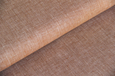 Kaufen 078-terra Halbleinen gemustert Fischgrat * Ab 50 cm