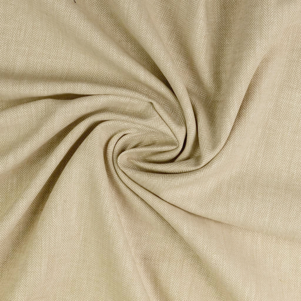 Buy 007-sand Half linen patterned herringbone * From 50 cm