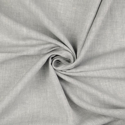 Kaufen 061-hellgrau Halbleinen gemustert Fischgrat * Ab 50 cm