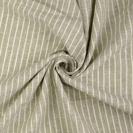 Acheter 078-kaki Rayures à motifs demi lin * A partir de 50 cm