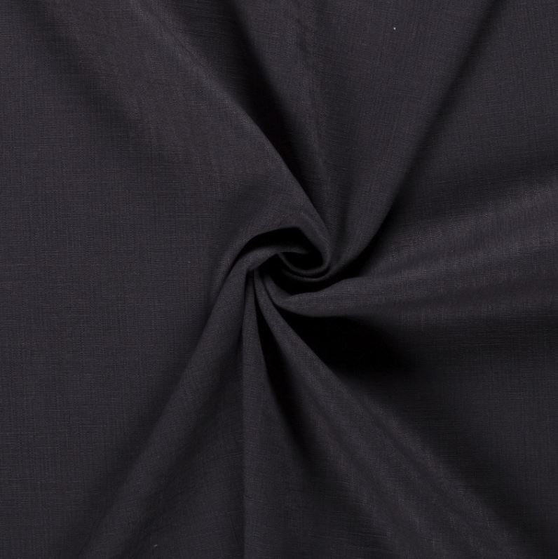 Buy 168-anthracite Linen Ramie *From 50 cm