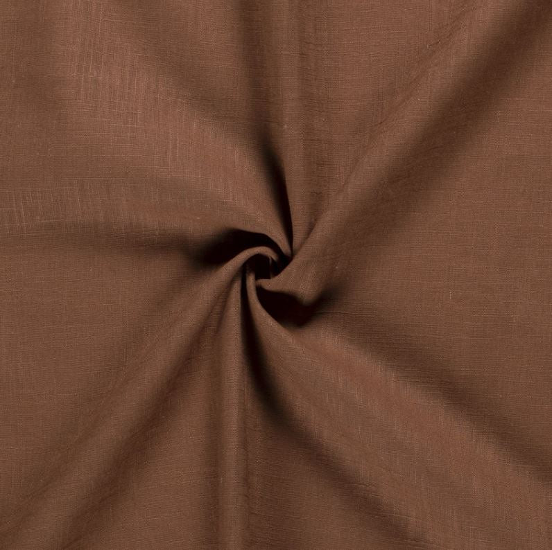 Buy 854-brown Linen Ramie *From 50 cm