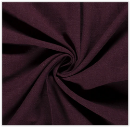 Acheter 019-vin-rouge Lin Ramie stonewashed * A partir de 50 cm