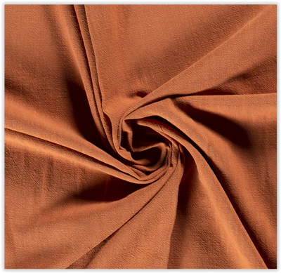 Buy 055-rust Linen Ramie stonewashed * From 50 cm