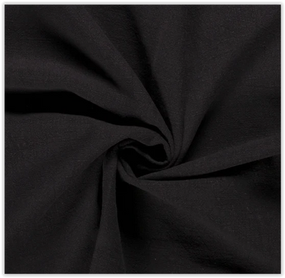 Buy 069-black Linen Ramie stonewashed * From 50 cm