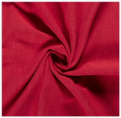 Buy 115-red Linen Ramie stonewashed * From 50 cm