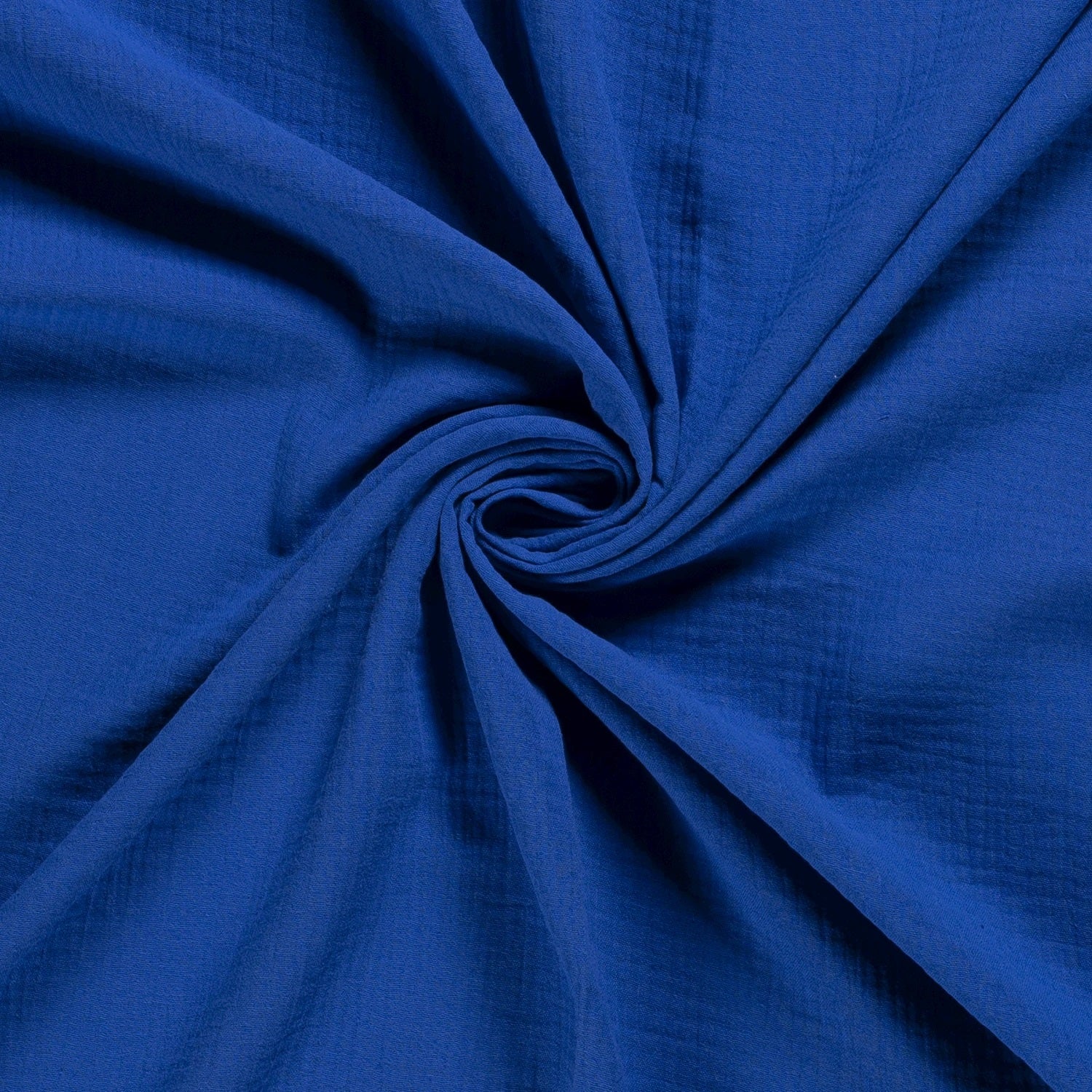 Acheter 005-bleu Mousseline unie *À partir de 25 cm