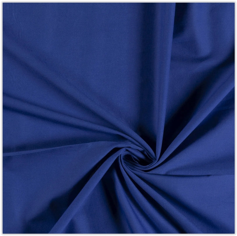 Acheter 005-bleu Voile de coton *À partir de 50 cm
