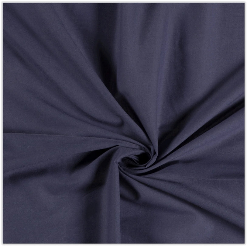 Acheter 007-bleu-acier Voile de coton *À partir de 50 cm