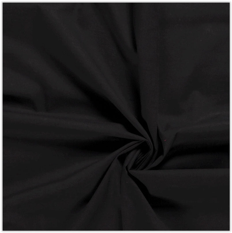 Buy 069-black Cotton Voile *From 50 cm