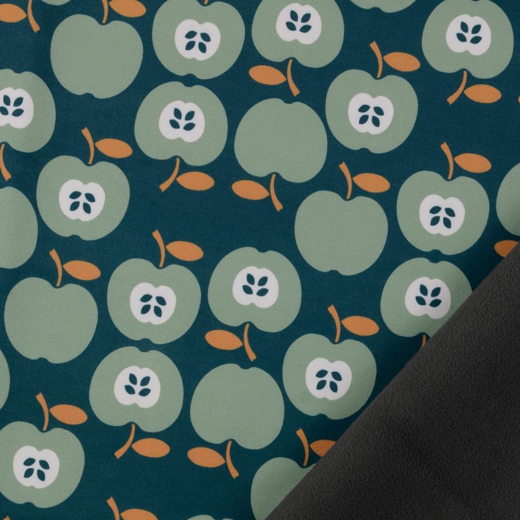 Buy 003-apples-retro Softshell printed * From 50 cm