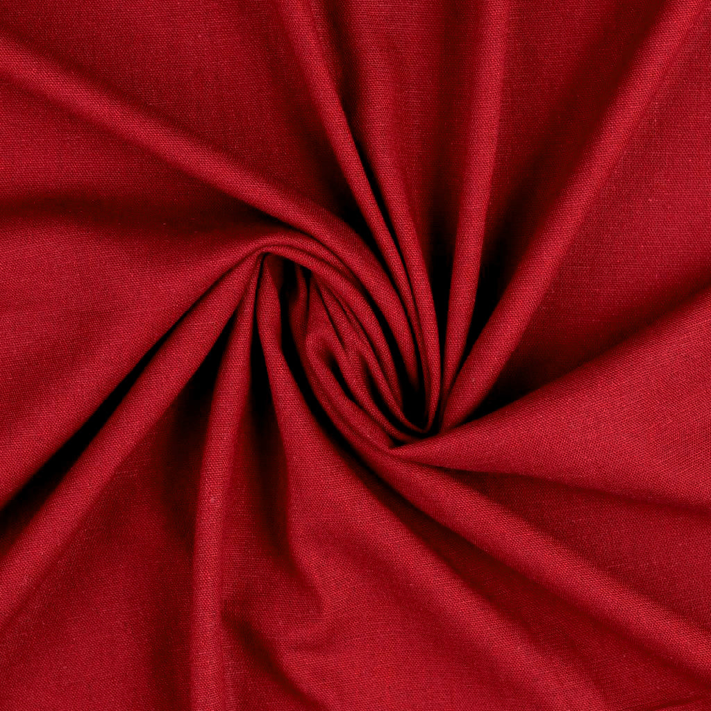 Buy 018-dark-red Stretch linen * From 50 cm