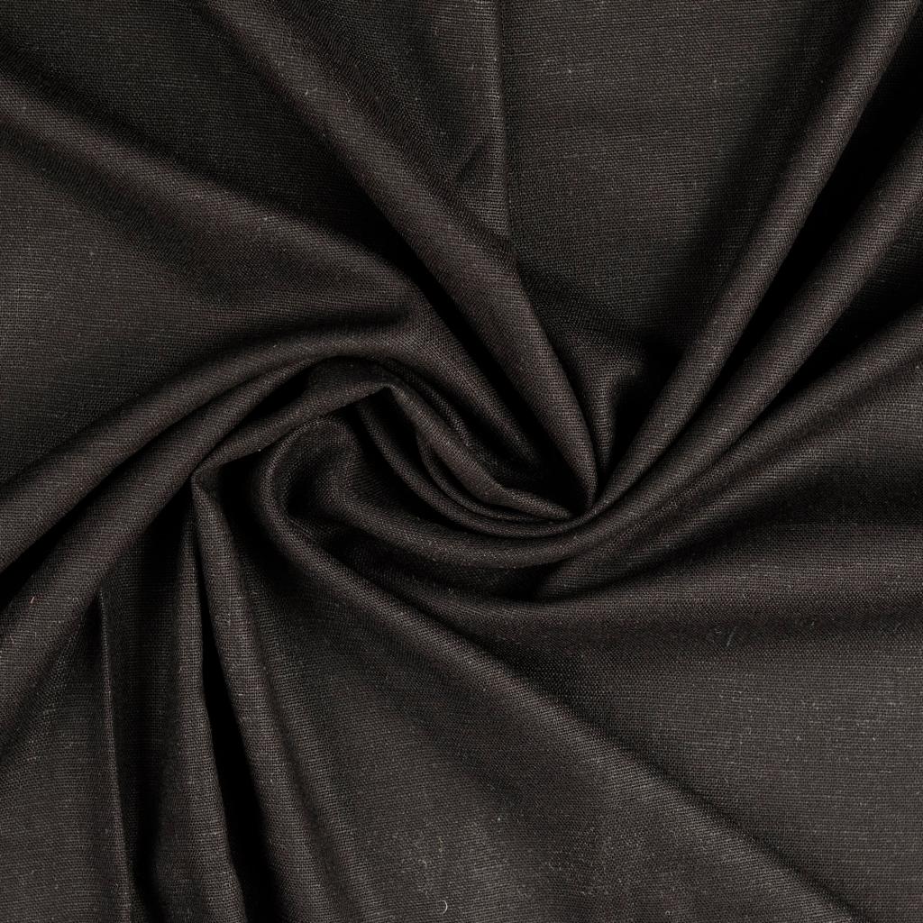 Buy 069-black Stretch linen * From 50 cm