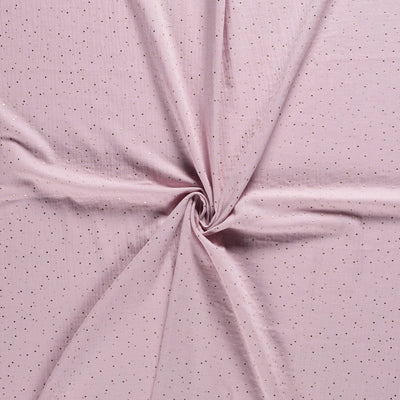 Acheter 012-nu Mousseline pois dorés - 20 coloris *A partir de 25 cm