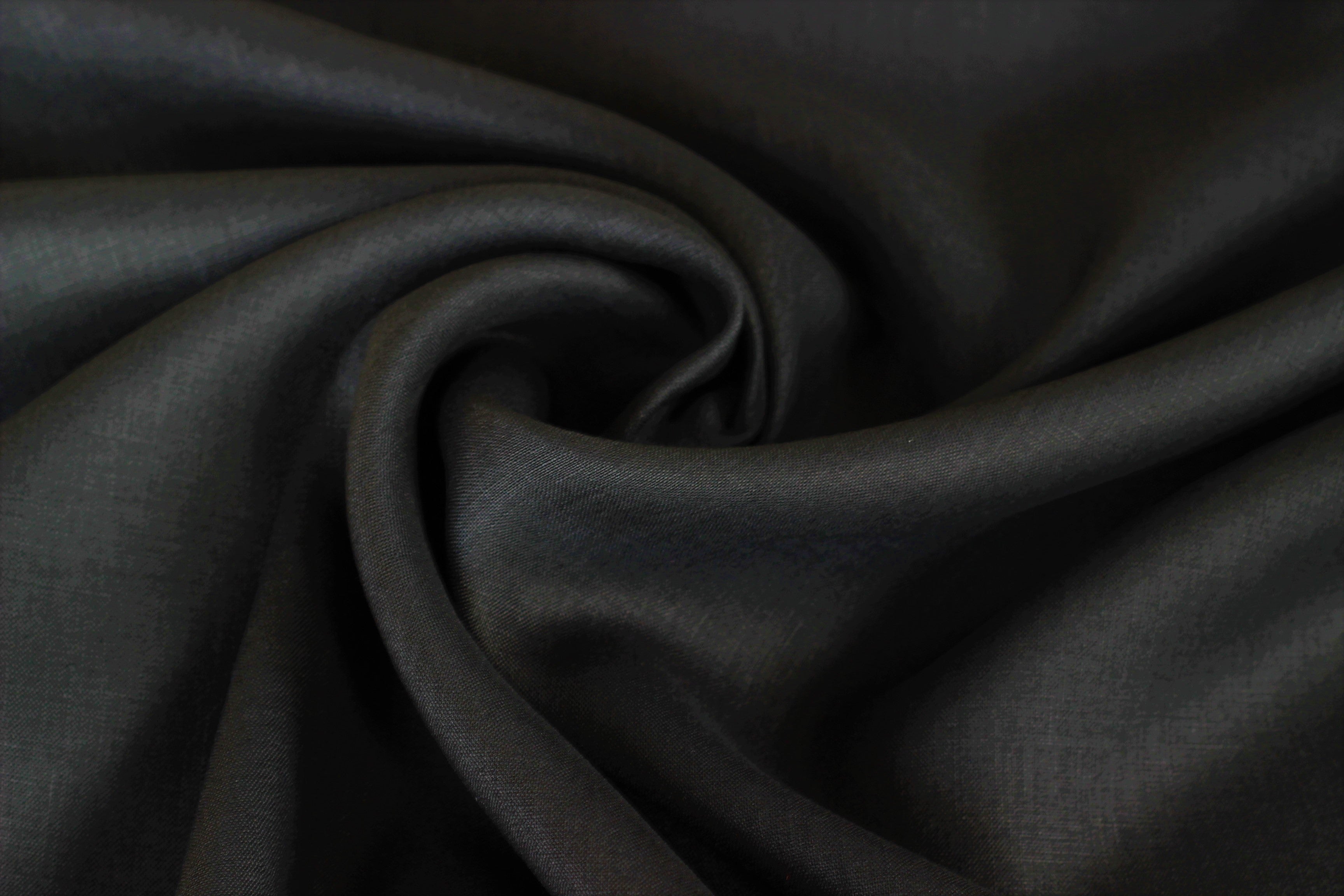 Buy 069-black Linen mottled * From 50 cm