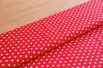 Kaufen 015-rot Baumwolldruck Sterne 1cm * Ab 50cm