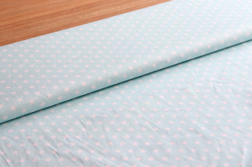 Kaufen 022-mint Baumwolldruck Sterne 1cm * Ab 50cm