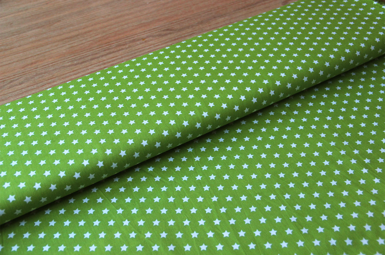 Buy 024-apple-green Cotton print stars 1cm * From 50cm