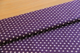 Kaufen 045-lila Baumwolldruck Sterne 1cm * Ab 50cm