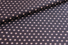 Kaufen 068-dunkelgrau Baumwolldruck Sterne 1cm * Ab 50cm
