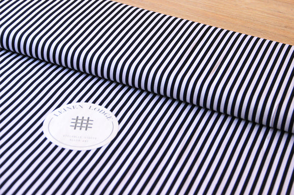 Rayures imprimées coton 5 mm * A partir de 50cm