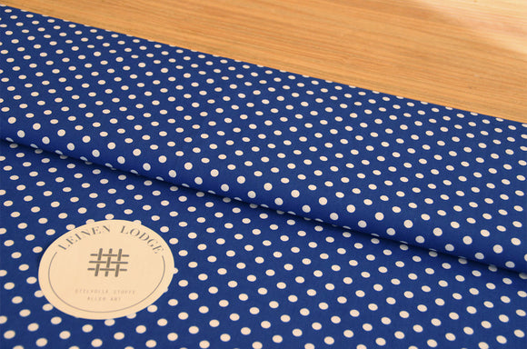 Coton imprimé pois 5mm * A partir de 50cm