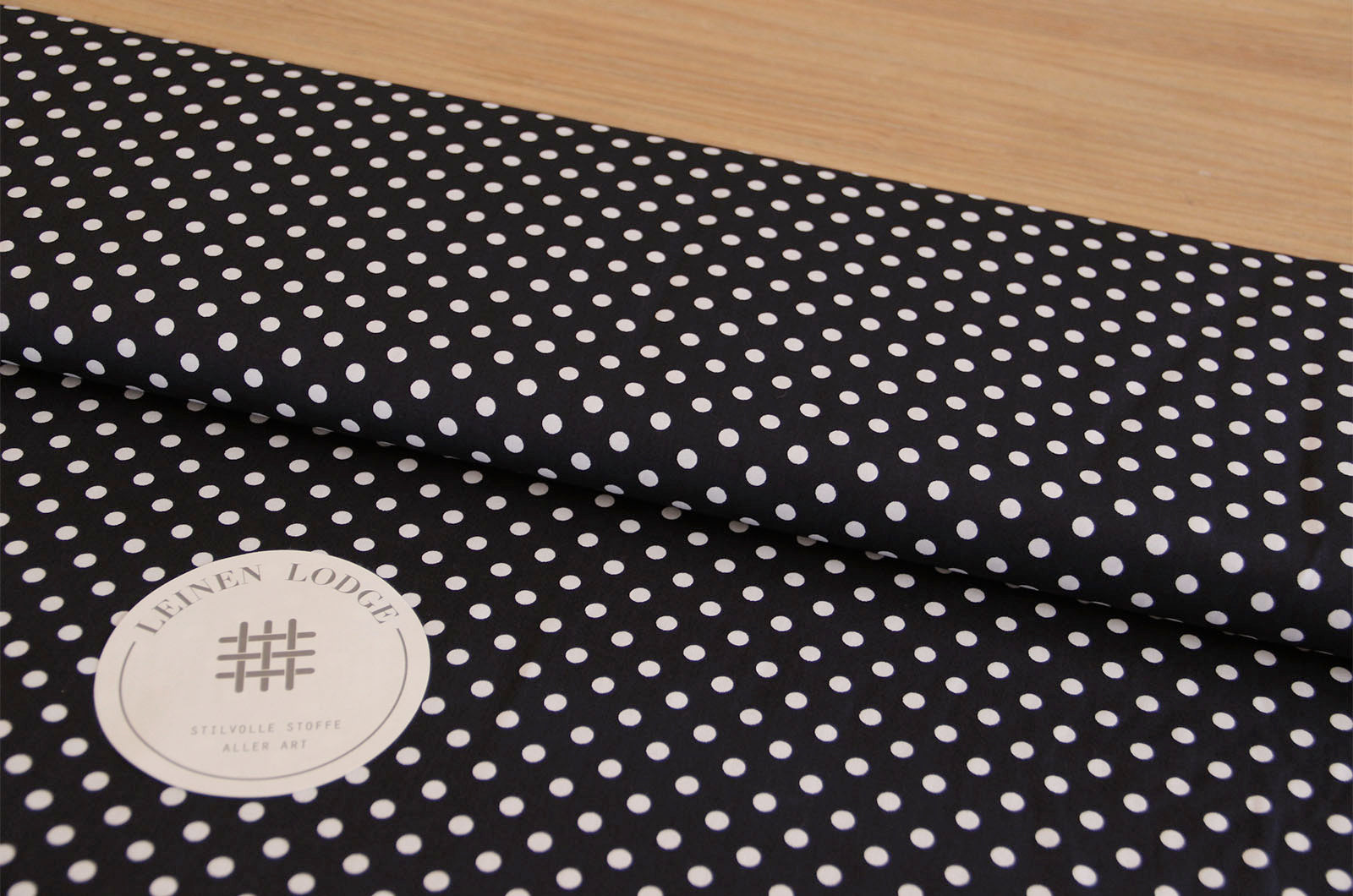 Cotton print dots 5mm * From 50cm-19