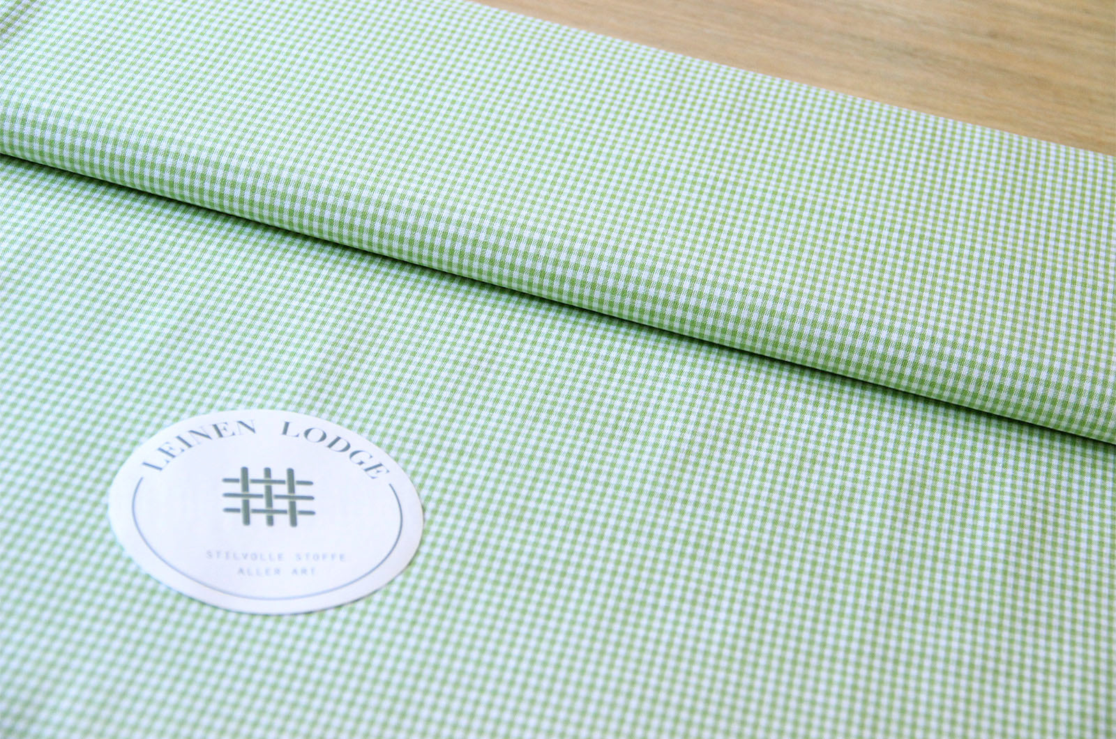 Buy 024-apple-green Cotton check 3mm * From 50 cm