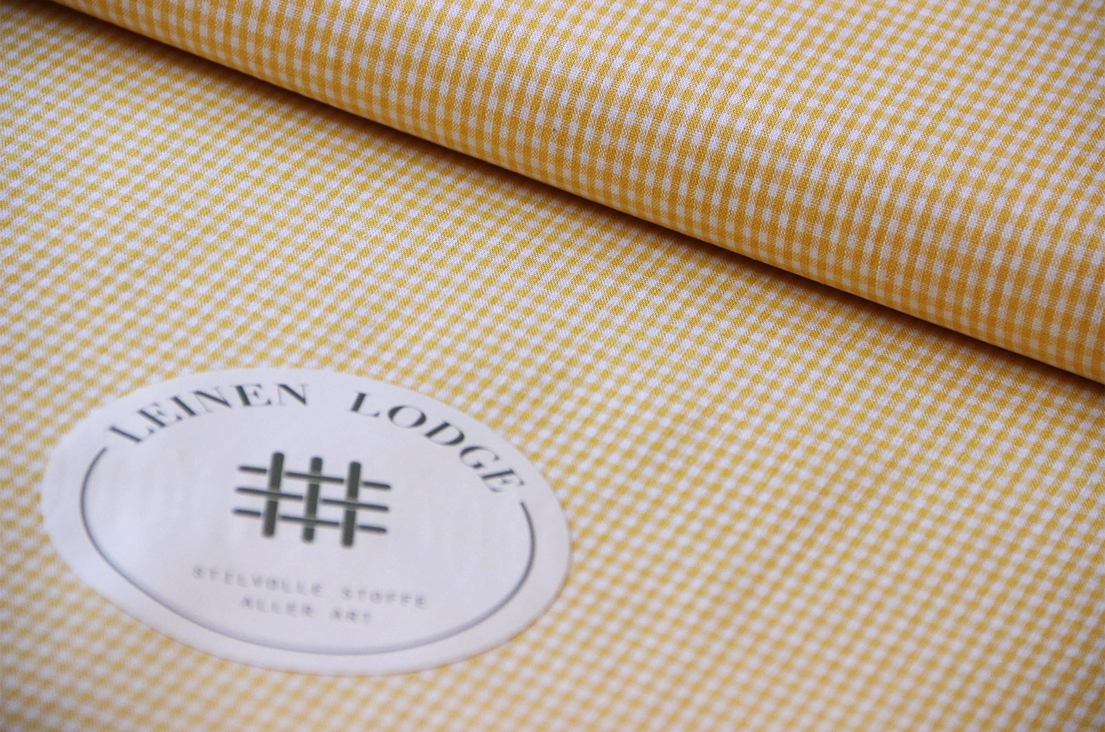 Buy 035-yellow Cotton check 3mm * From 50 cm