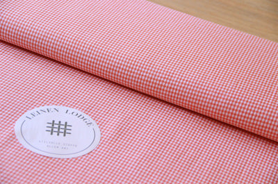 Buy 036-orange Cotton check 3mm * From 50 cm