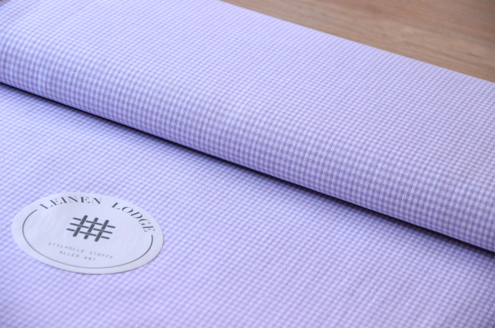 Buy 043-lilac Cotton check 3mm * From 50 cm