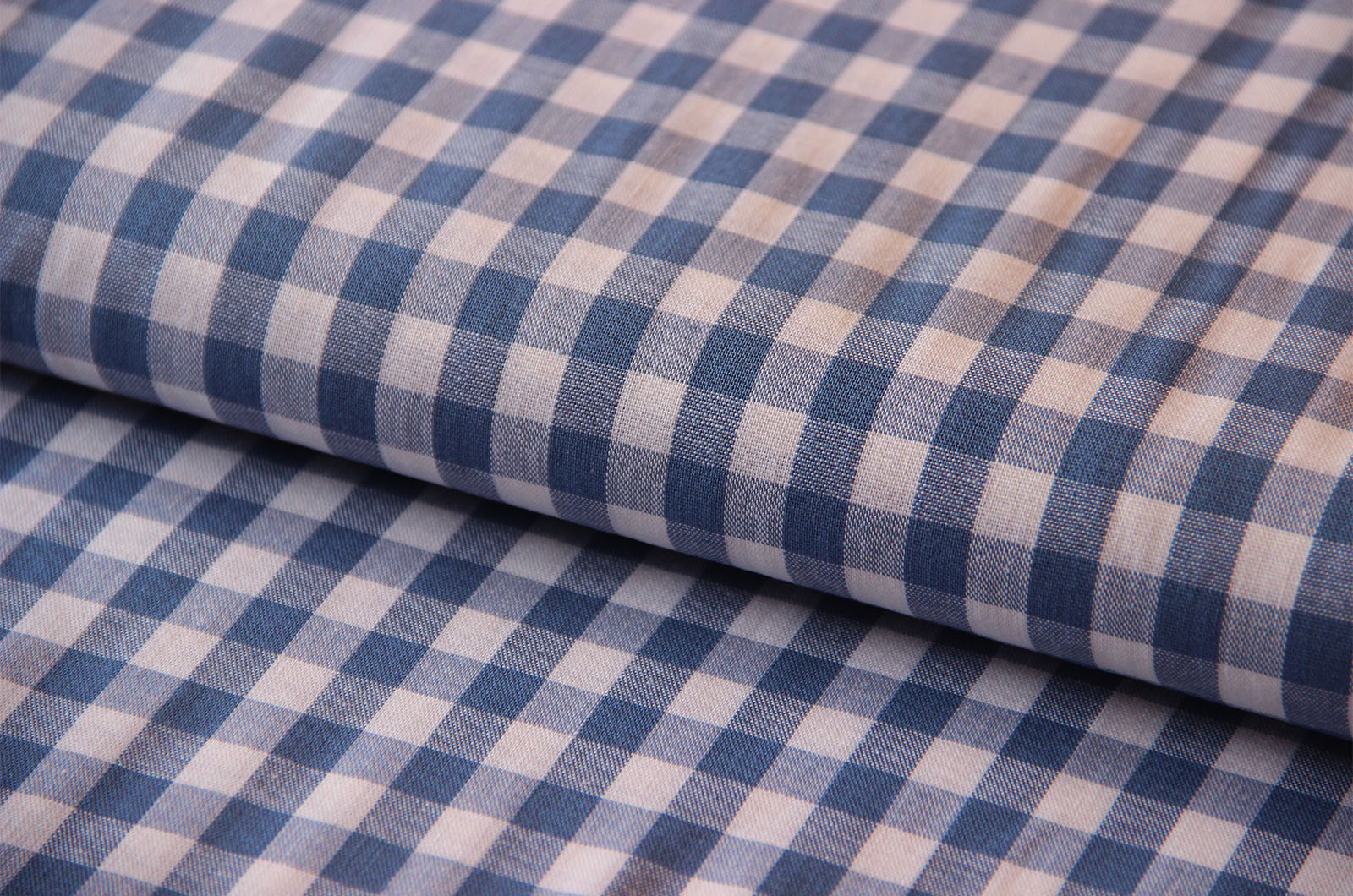 Cotton check 1 cm * From 50 cm