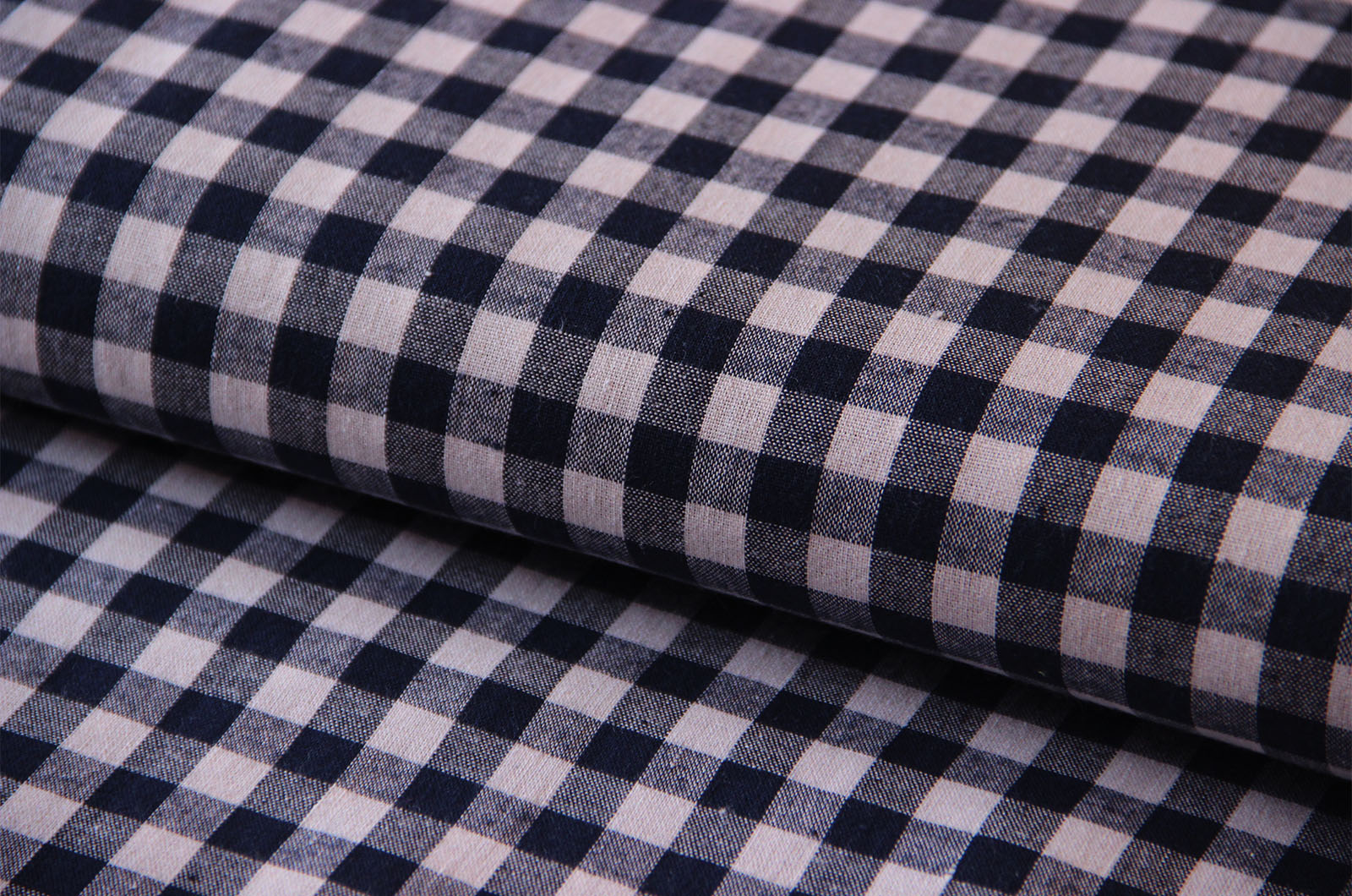 Buy 008-navy Cotton check 1 cm * From 50 cm