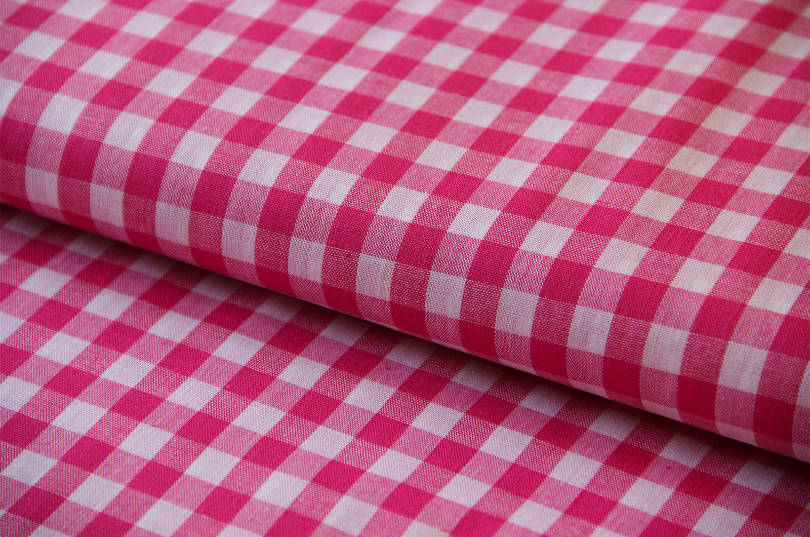 Cotton check 1 cm * From 50 cm